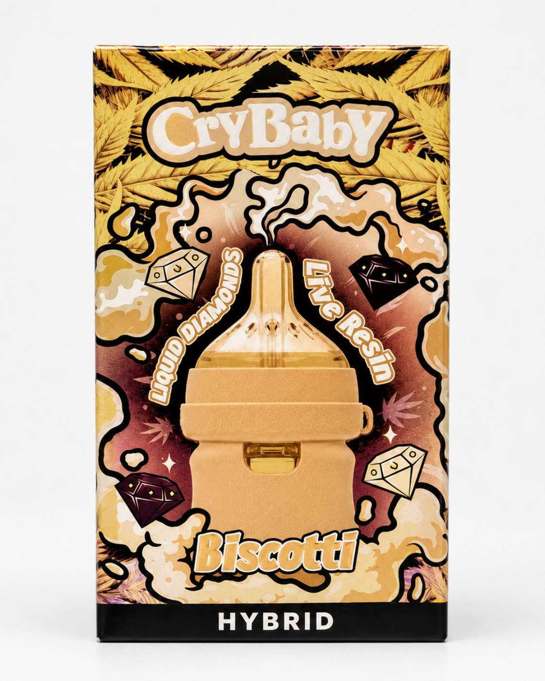 CryBaby Bottle Edition (2G) Vape | Biscotti Puffy Parcel
