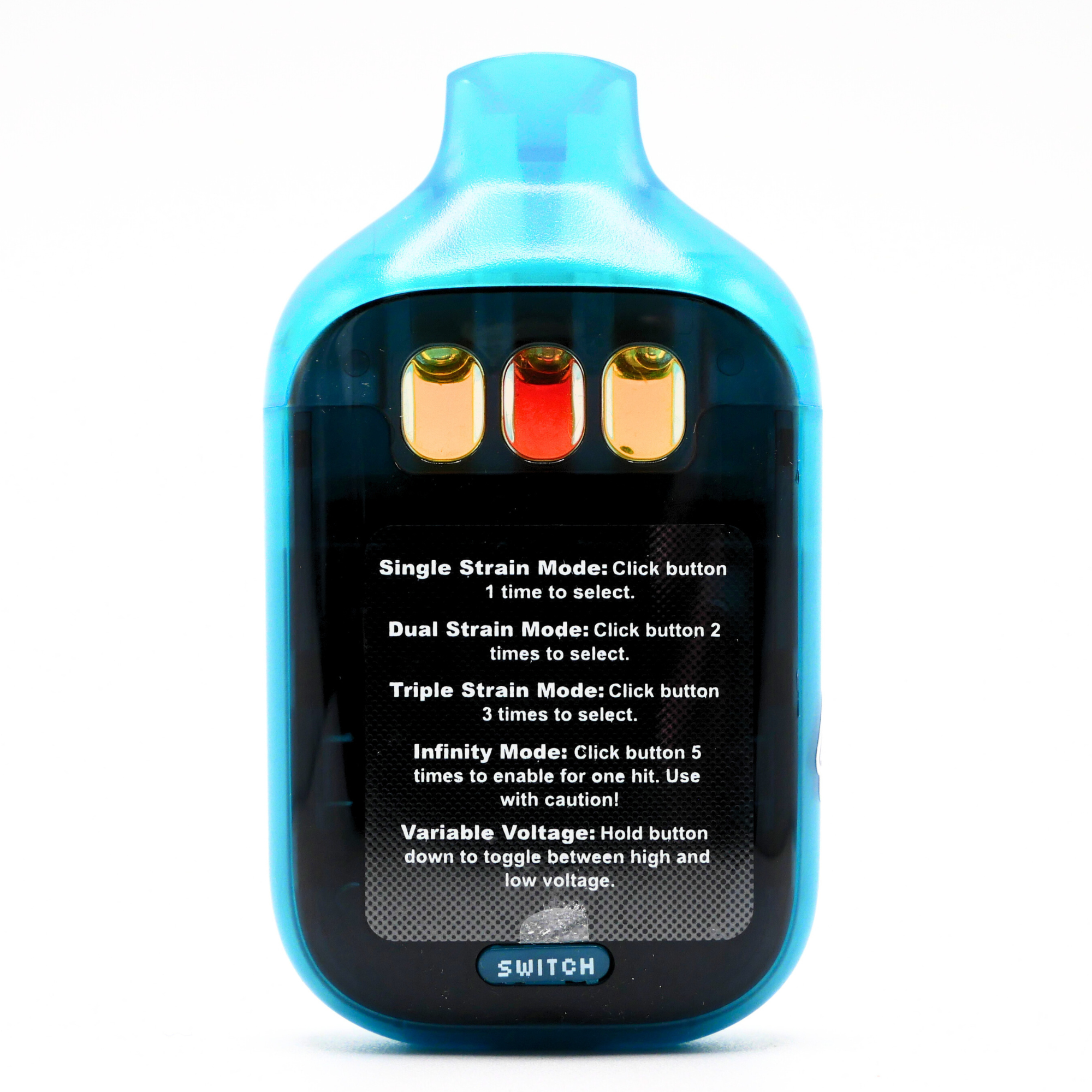 Boutiq Switch Liquid Live Diamonds rechargeable vape: Arctic Frost+ Rocket Pop + Tropic Haze (2g) Puffy Parcel