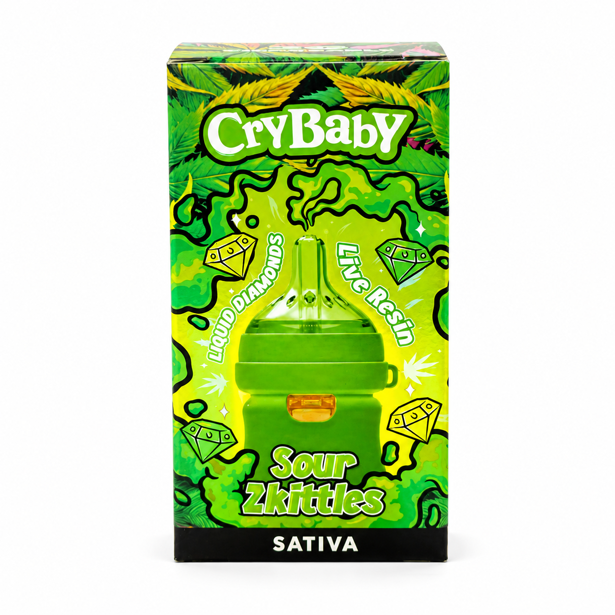 CryBaby Bottle Edition (2G) Vape | Sour Zikttles Puffy Parcel