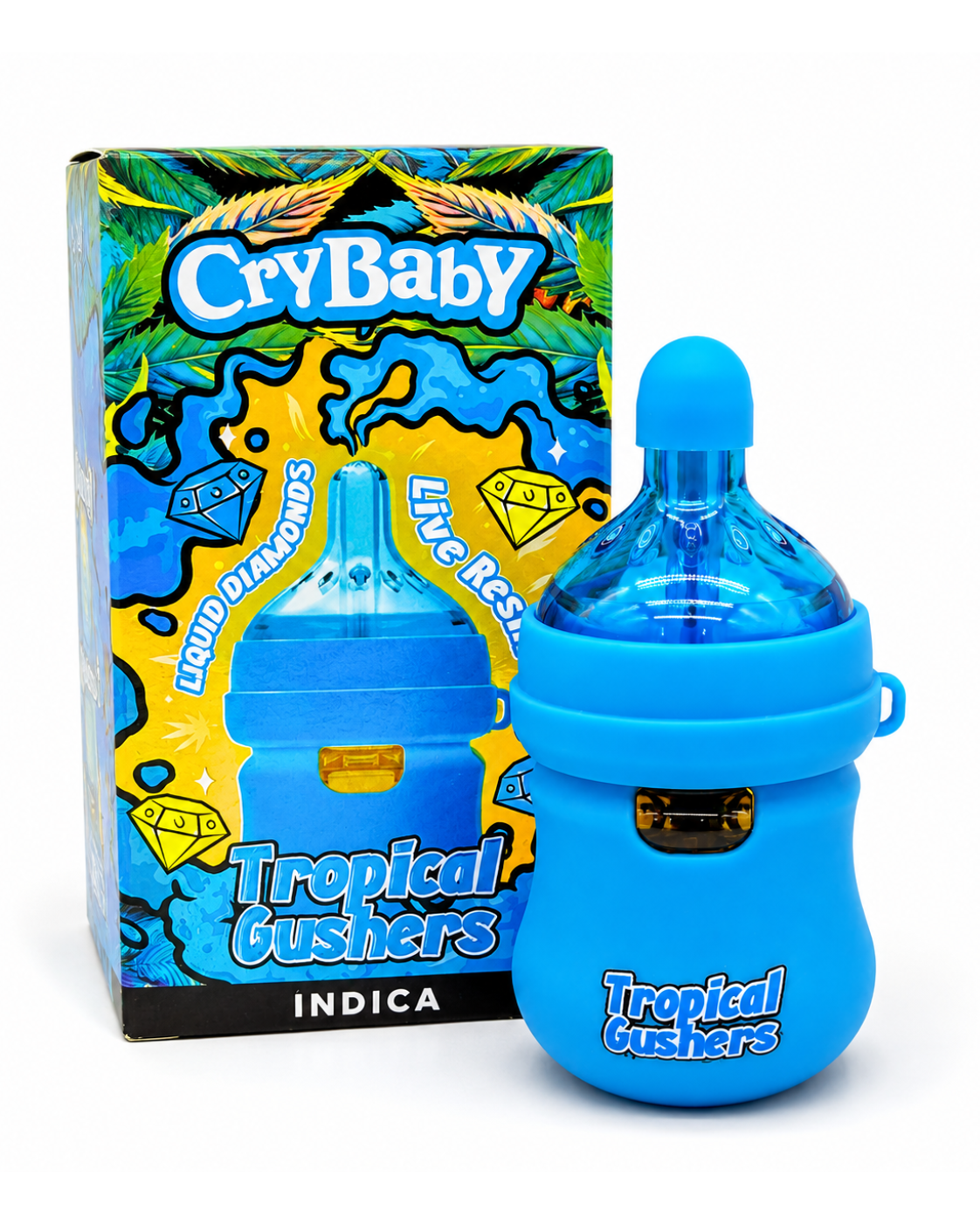 CryBaby Bottle Edition (2G) Vape | Tropical Gushers Puffy Parcel