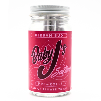 Herban Bud: Baby J's: Zahiti [Indica](3.5g) Puffy Parcel