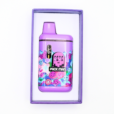 Pack Man Liquid Diamonds + Live Resin rechargeable vape: Berry Gelato (2g) Puffy Parcel