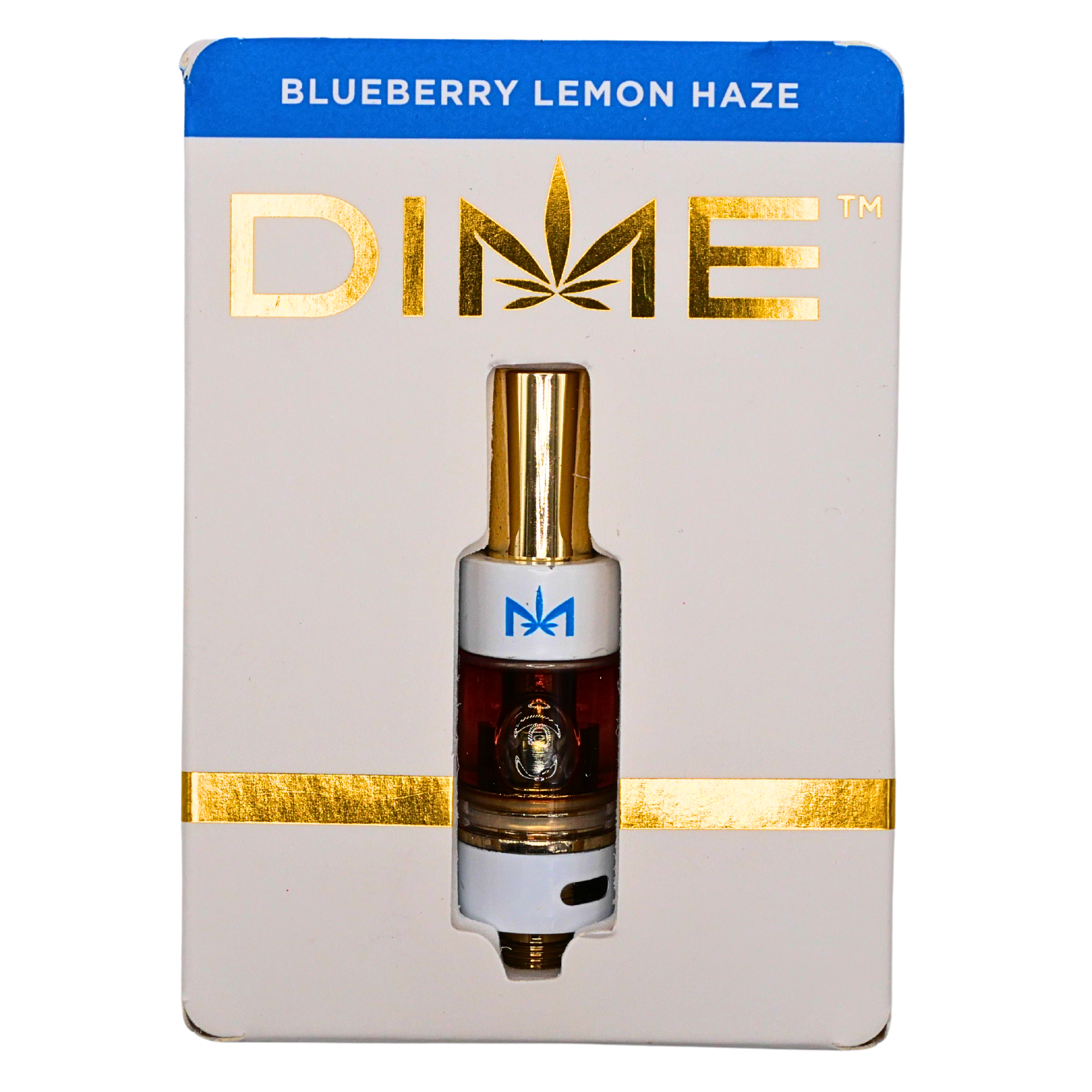Dime vape cart: Blueberry Lemon Haze Puffy Parcel
