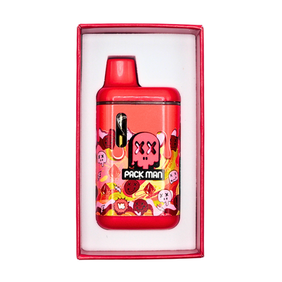 Pack Man Liquid Diamonds + Live Resin vape: Cherry Apple (2g) Puffy Parcel