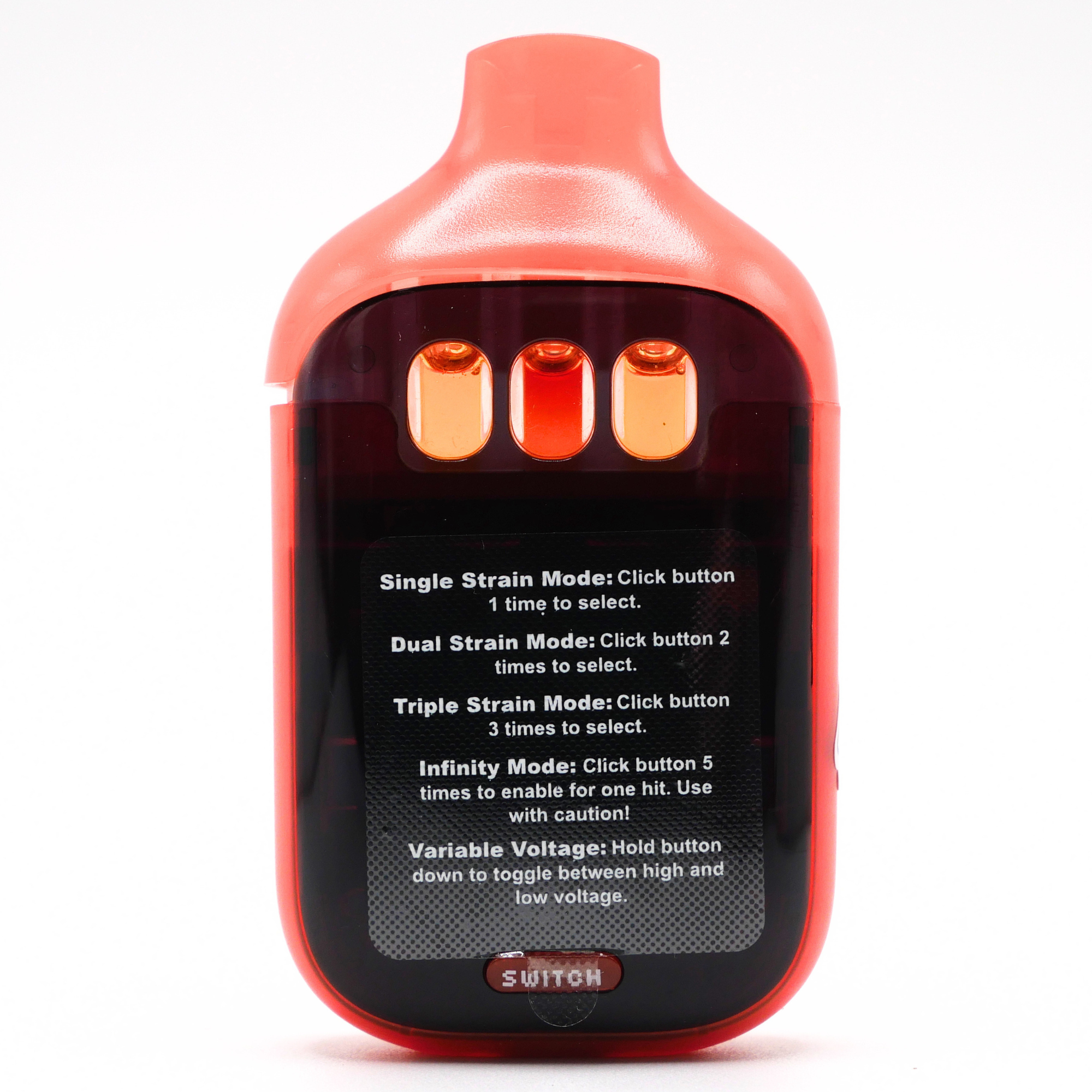 Boutiq Switch Liquid Live Diamonds rechargeable vape: Cherry Lime + Crunch Berry + Orange Mochi (2g) Puffy Parcel