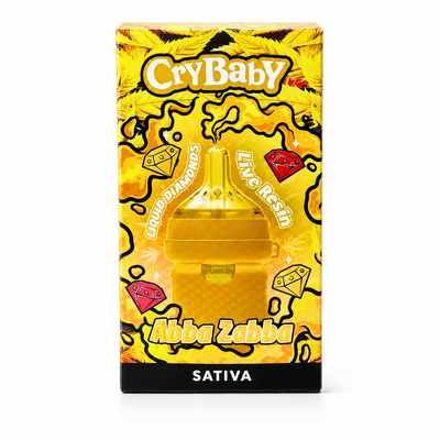 CryBaby Bottle Edition (2G) Vape | Abba Zabba Puffy Parcel