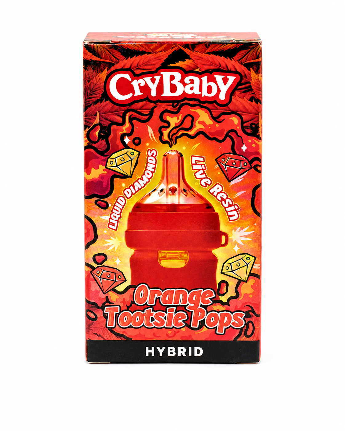 CryBaby Bottle Edition (2G) Vape | Orange Tootsie Pops Puffy Parcel