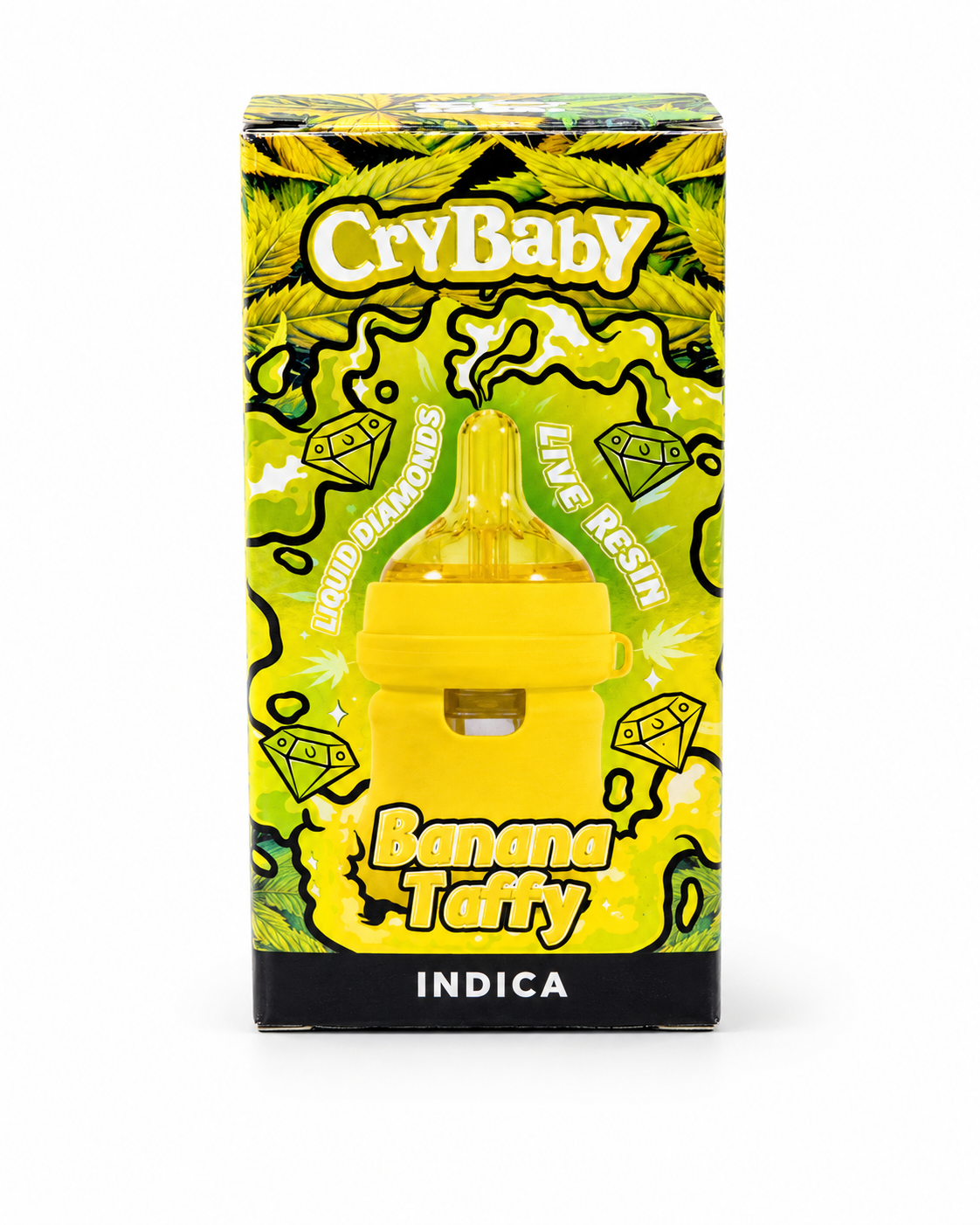 CryBaby Bottle Edition (2G) Vape | Banana Taffy Puffy Parcel