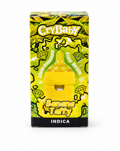 CryBaby Bottle Edition (2G) Vape | Banana Taffy Puffy Parcel