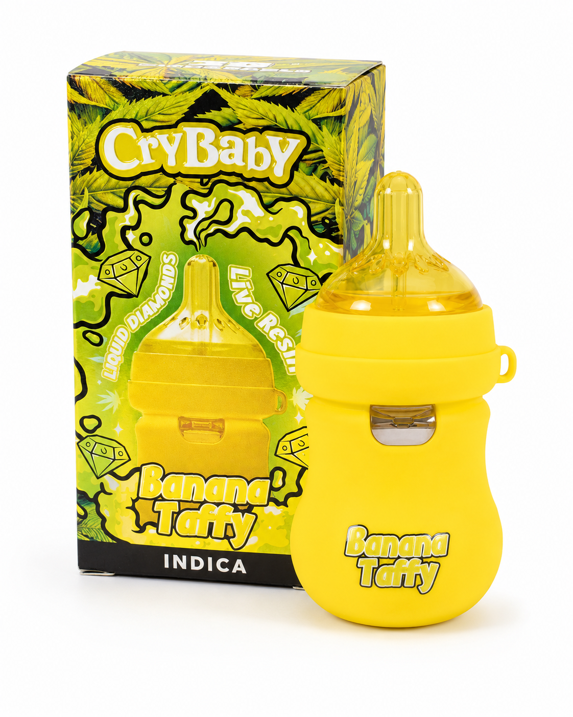CryBaby Bottle Edition (2G) Vape | Banana Taffy Puffy Parcel