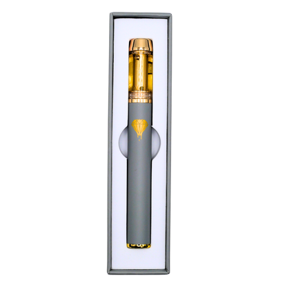 “Diamond Distillates” Live Resin Diamond Suspension rechargeable vape pen: First Class Funk  (1g) Puffy Parcel