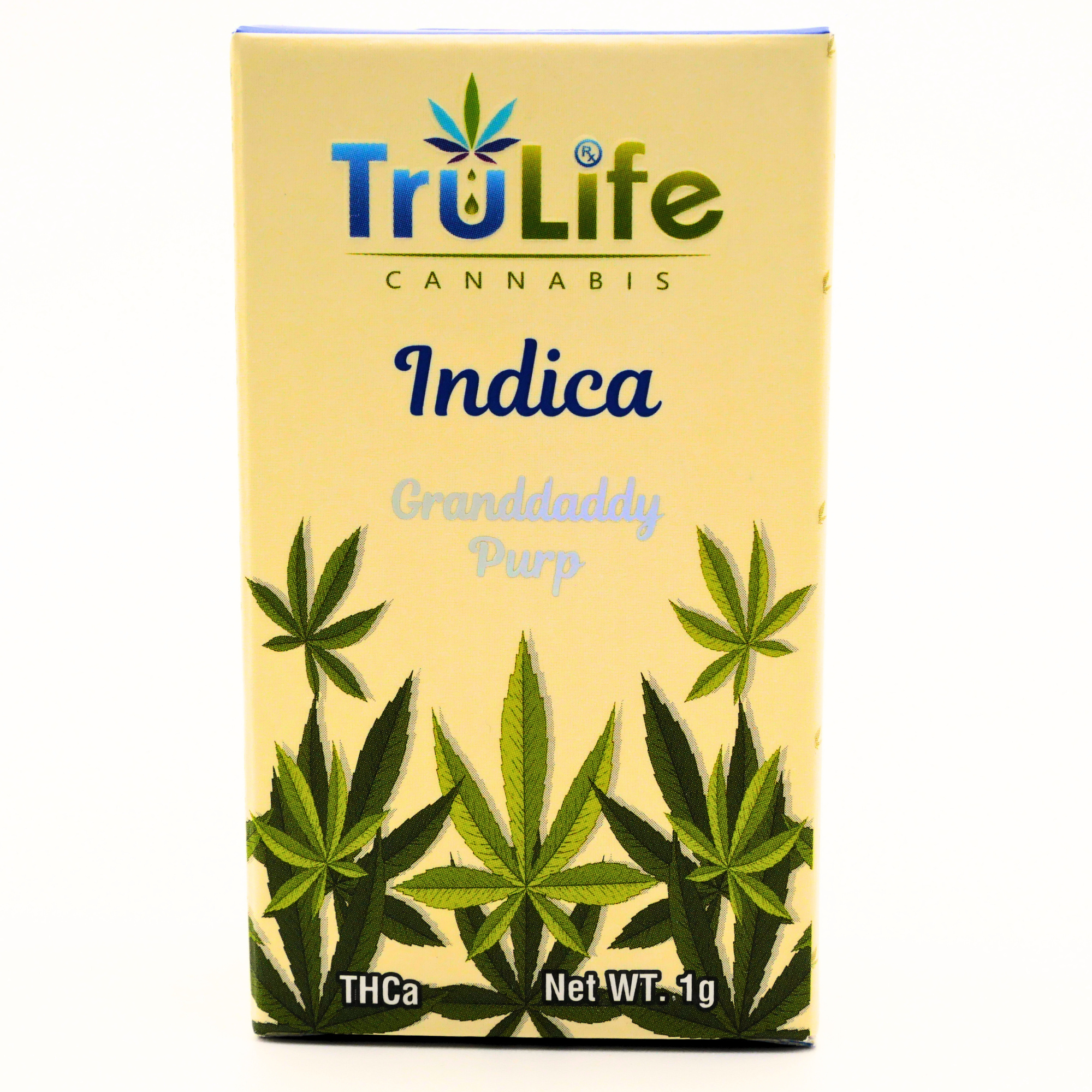 TruLife vape carts: Grandaddy Purp (1g) Puffy Parcel