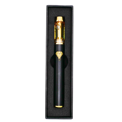“Diamond Distillates” Live Resin Diamond rechargeable vape pen: Green Crack  (1g) Puffy Parcel
