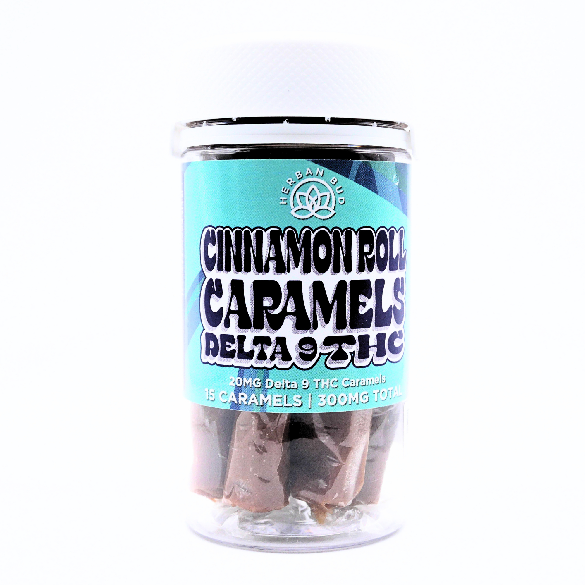 Herban Bud | Cinnamon Roll Taffy (15ct - 300mg total) Puffy Parcel