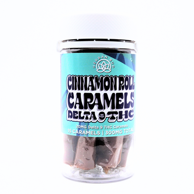 Herban Bud | Cinnamon Roll Taffy (15ct - 300mg total) Puffy Parcel