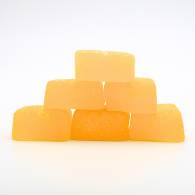 Herban Bud Live Rosin Gummies: Lemon Drop Puffy Parcel