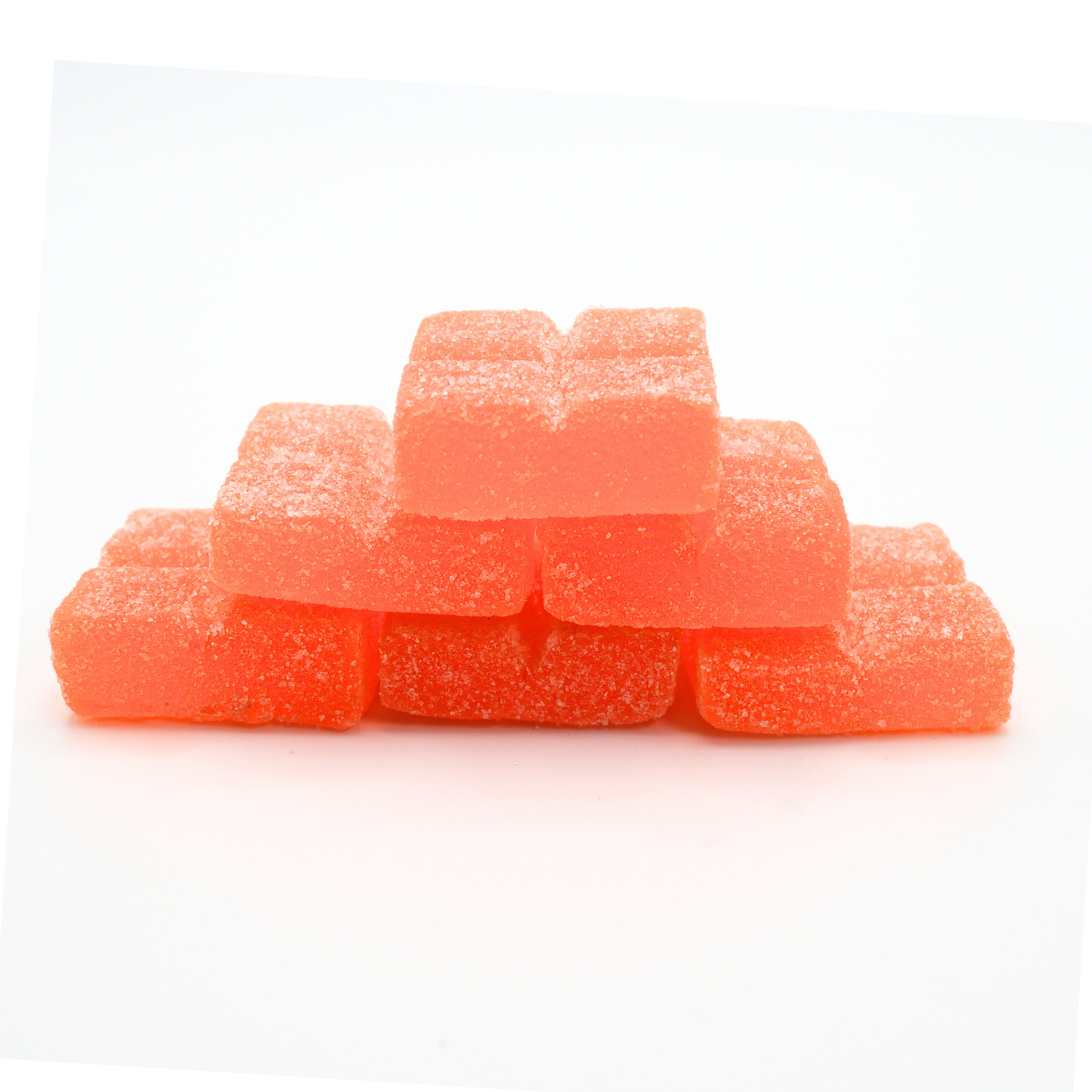 Herban Bud Live Rosin Gummies: Orange Mango Puffy Parcel