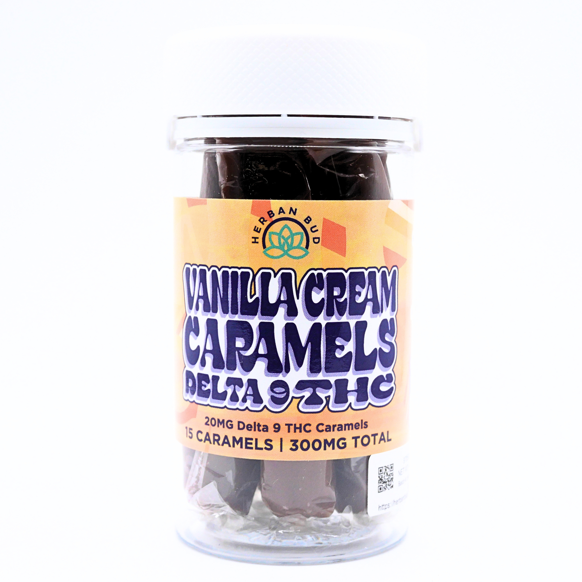 Herban Bud | Vanilla Cream Caramel Taffy (15ct - 300mg total) Puffy Parcel