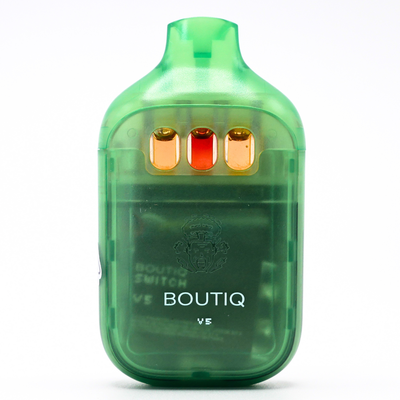 Boutiq Switch Liquid Live Diamonds rechargeable vape: Lime Haze + Slimeade + Starfruit (2g) Puffy Parcel