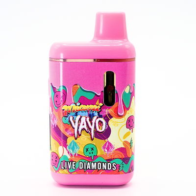 Pack Man Liquid Diamonds + Live Resin vape: Miami Yayo (2g) Puffy Parcel