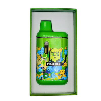 Pack Man Liquid Diamonds + Live Resin vape: Mojito (2g) Puffy Parcel