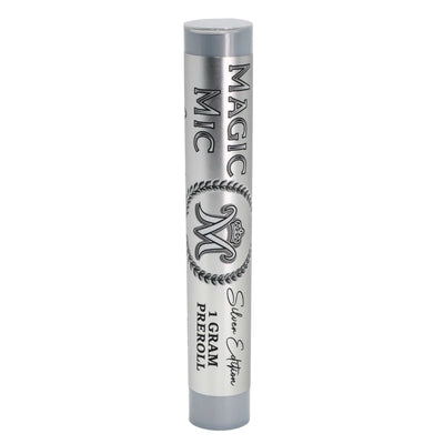 Magic Mic Preroll: Silver Edition (1g) Puffy Parcel