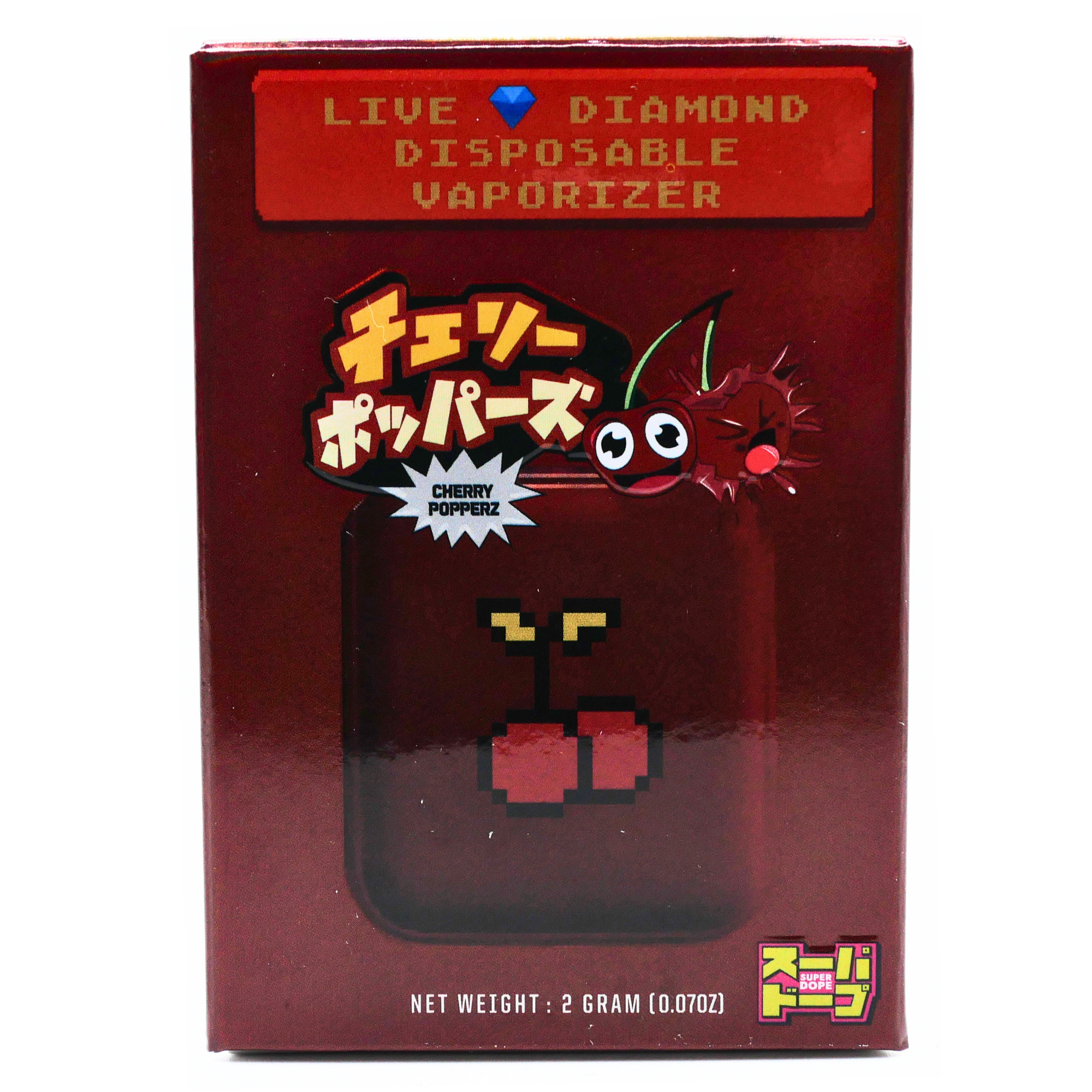 Super Dope 2G Disposable | Cherry Popperz Puffy Parcel
