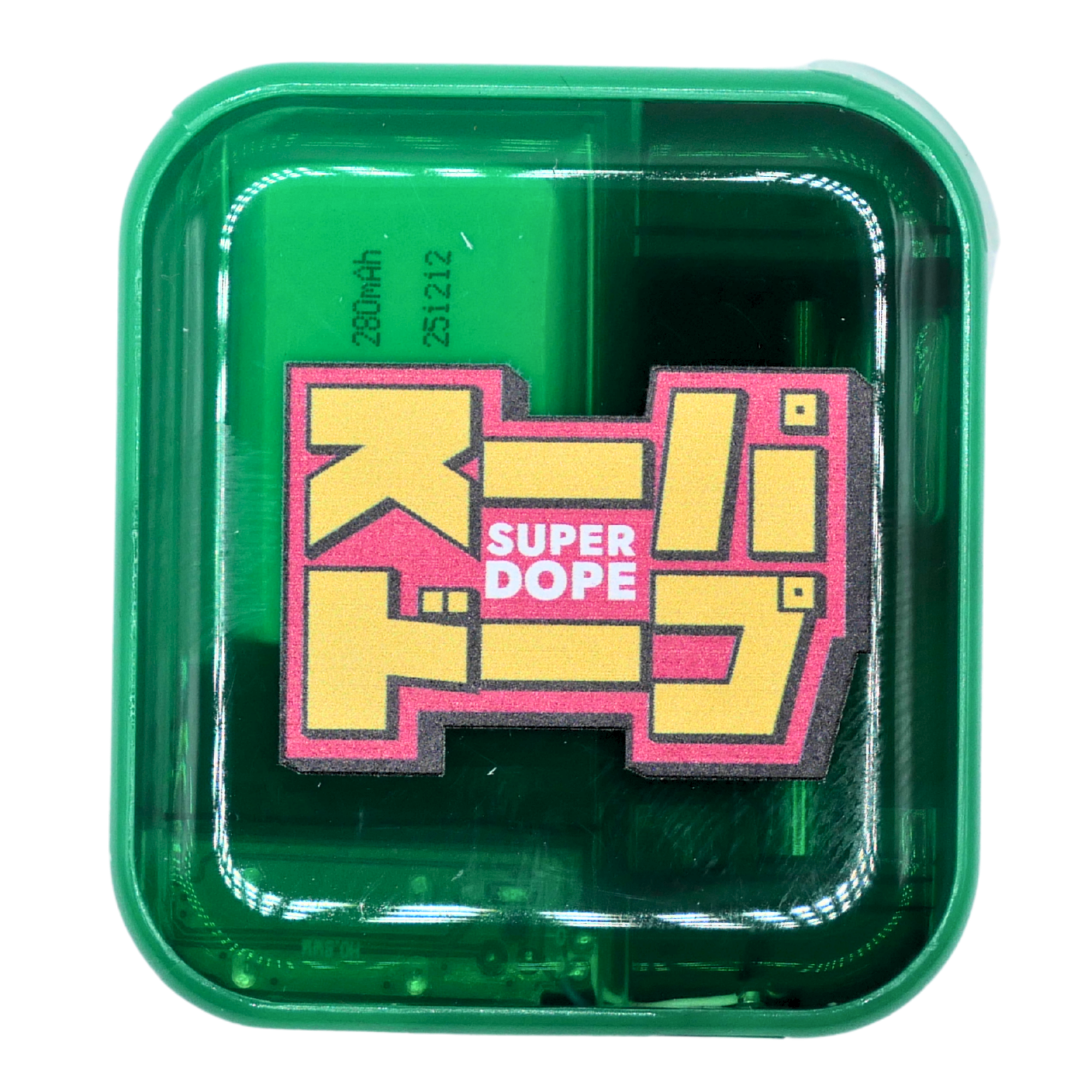 Super Dope 2G Disposable | Mega Emerald Puffy Parcel