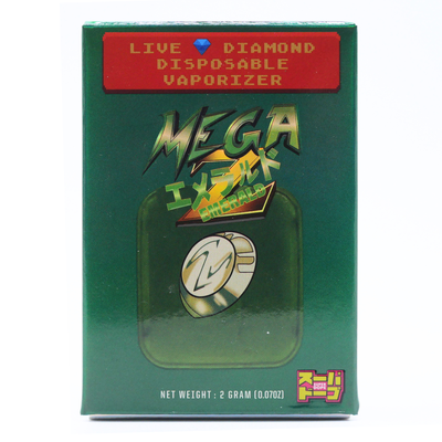 Super Dope 2G Disposable | Mega Emerald Puffy Parcel