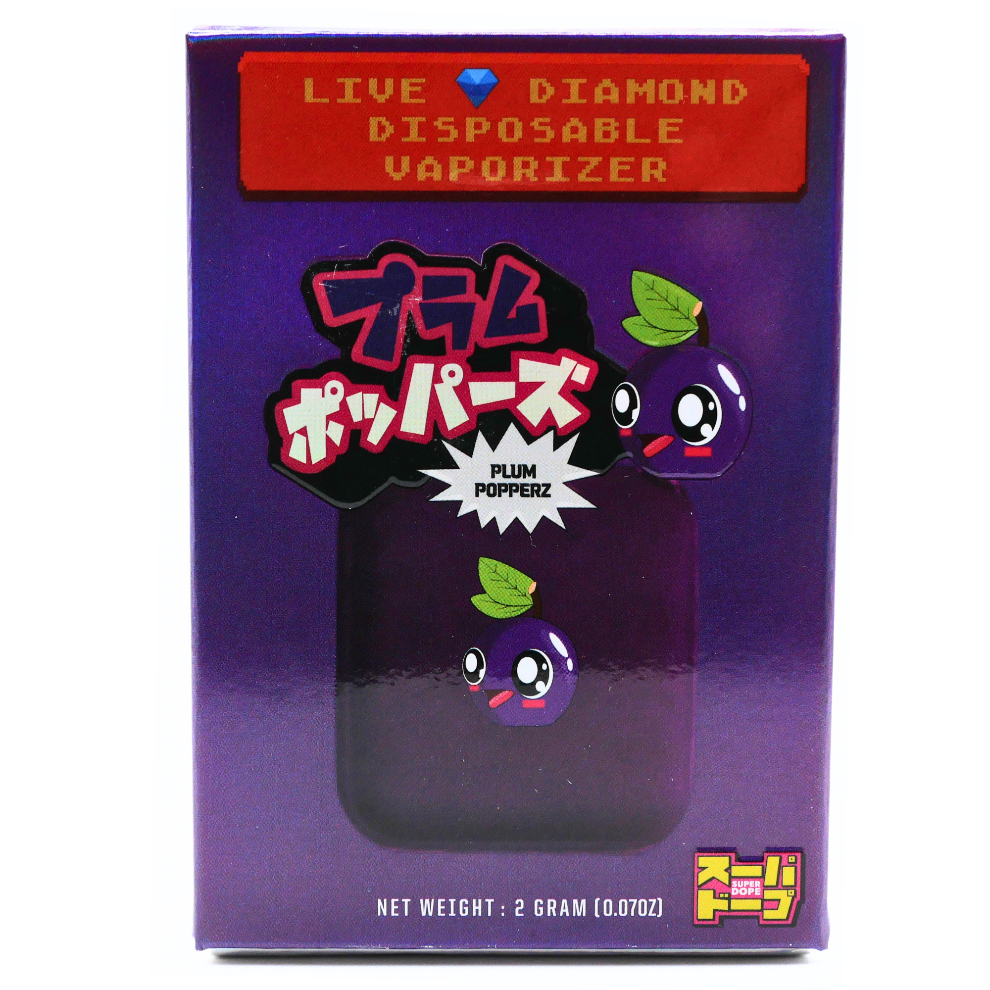 Super Dope 2G Disposable | Plum Popperz Puffy Parcel