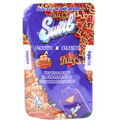 Swirl 2G Dual Chamber Disposable | Orange Soda × Shirley Temple Puffy Parcel