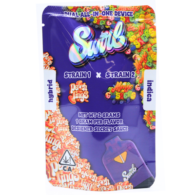 Swirl 2G Dual Chamber Disposable | Peachlings × Mango Gushers Puffy Parcel
