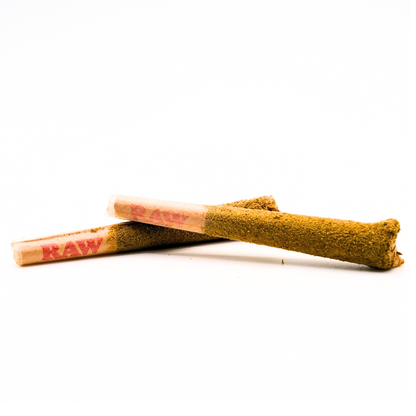 TruLife 5-pack prerolls (INFUSED W/LIQUID DIAMONDS + KIEF): Zikittles (2.5g) Puffy Parcel